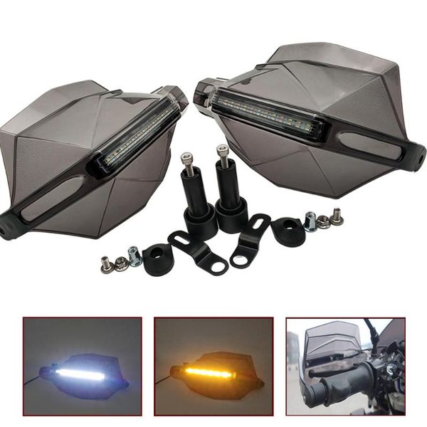 

motorcycle hand guards 7/8" handlebar with led light motocross handguards for yamaha yz250fx yz450fx wr450f wr250r wr250x wr450