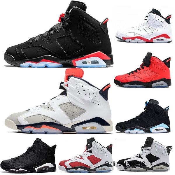 

2020 tinker 6 bred gs black infrared oreo black cat mens basketball shoes 6s vi designer sneakers women sports shoe 7-13 jumpman wholesale