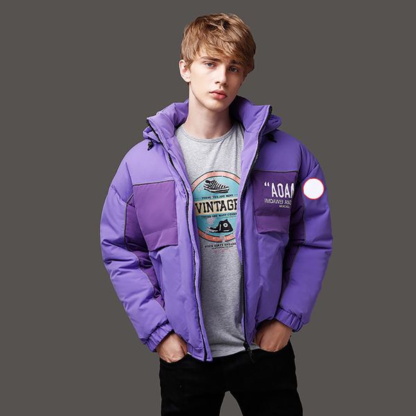 

mens winter jacket selling canada new goose luxury fashion designer jackets warm duck down brand coats custom trend men parka, Black