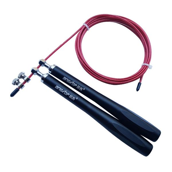 

jump rope ultra-speed ball bearing skipping rope steel wire jumping ropes for boxing mma gym fitness training
