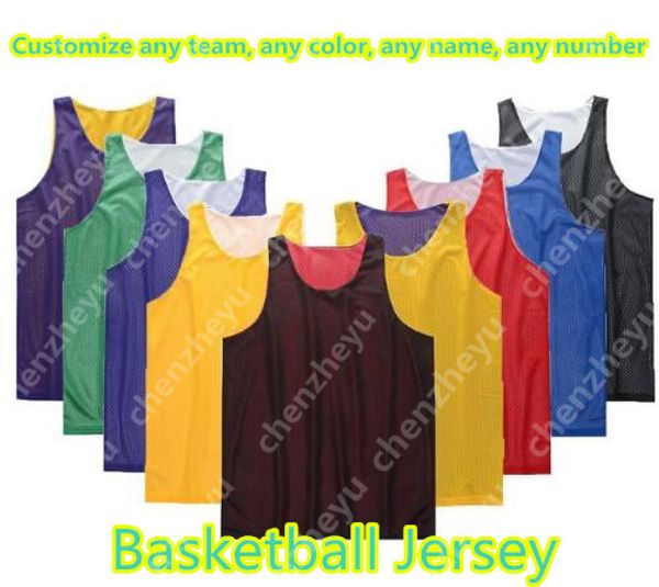 

custom Any team any color any name number Basketball Jersey
