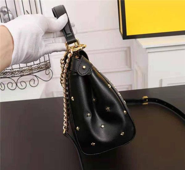 

designer-luxury handbag purse fe bag rivet style women fashion totes shoulder crossbody designer bags purse