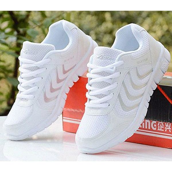 

fast delivery new arrival woman casual comfortable large size 35-44 shoes mesh woman flat mixed colors shoes tenis