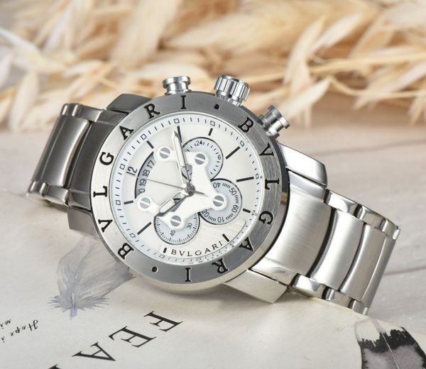 

new men's silver 316 stainless steel strap men's watch designer fashion luxury watch brand watch men's quartz watches, Slivery;brown