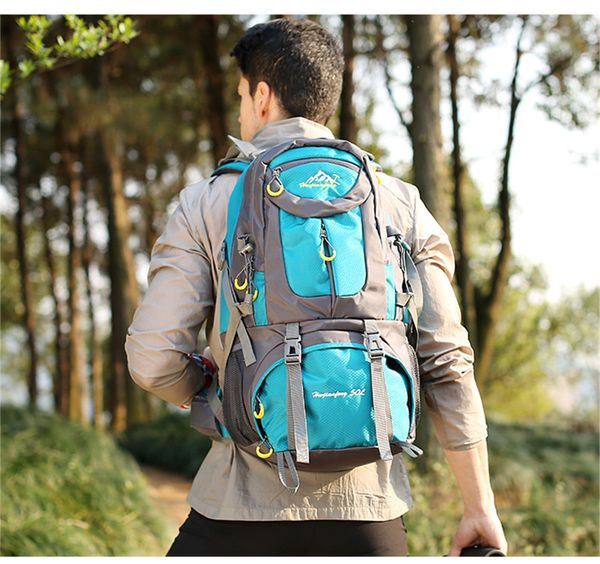 

40l большая емкость моды для мужчин рюкзак водонепроницаемый рюкзак путешествия многофункциональные сумки мужской ноутбук рюкзаки mochila