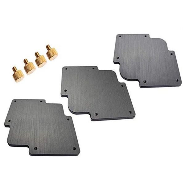 

3pcs round corner jig bakelite plate r round corner radius jig router templates bakelite plate engraving machine promotion