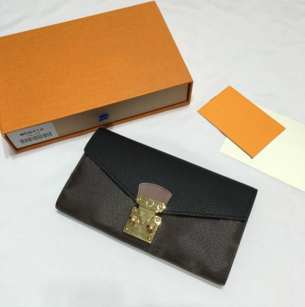 

designer women classic wallets & holders fashion note compartment wallet luxury lady small necessary shipping women bag/6, Red;black