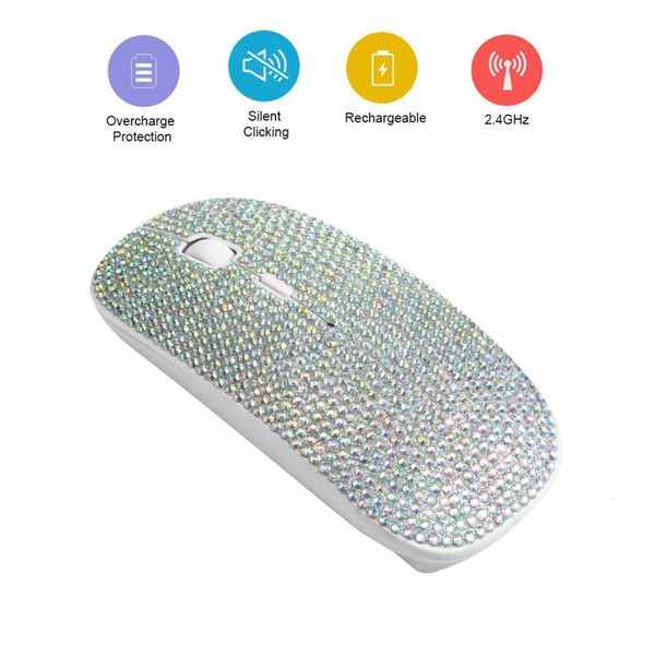 

ultrathin diamond business affairs to work in an office gift mute charge wireless pelectricity mouse