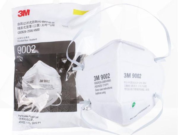 

3m 9002 kn95 particulate respirator face mask protective masks safety mask pm2.5 easy breathing/speaking for women and men 50pcs