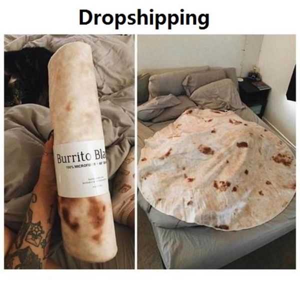 

5 sizes tortilla blanket letter printing rug round burrito small carpet for office home camping picnic outdoor blanket dropship