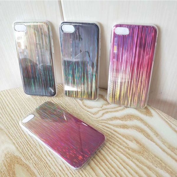 Novo telefone TPU caso tampa transparente galvaniza para iPhone xs máximo para iPhone 6 mais cobertura para Girly caso do telefone móvel