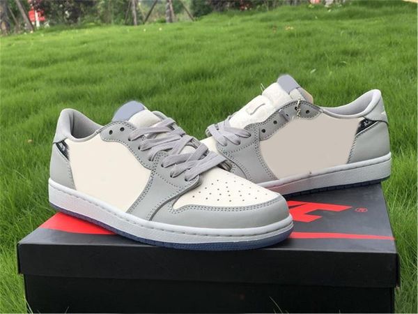 

authentic x 2020 1 low high og basketball shoes men wolf grey sail pn dust white cn8607-002 1s cn8608-002 zapatos sneakers eur 40-47