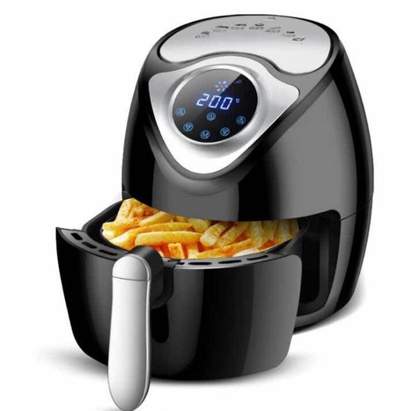 

AF106D Air Fryer Household Smart Touch Screen Electric Fryer Oil-Free Large Capacity French Fries Machine Factory capacity 4.5L