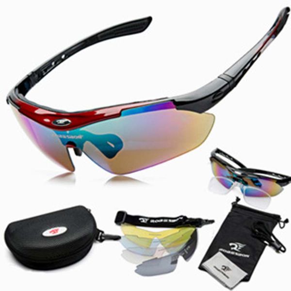 

5 lens polarized cycling glasses windproof anti-fog with myopia frame sport mtb bike polarized cycling bicycle glasses