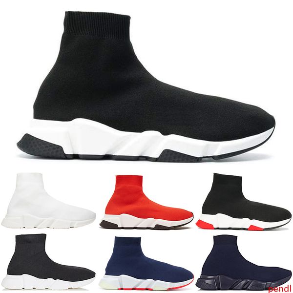 

designer luxury speed trainers sock shoes black white casual shoes for men women gypsophila trainers boots sneakers 36-45