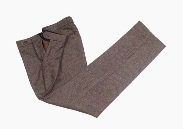 

custom made woolen brown herringbone tweed british style men pants tailor slim fit wedding men pants +charcoal /grey color tweed, White;black