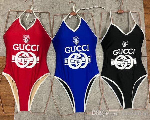 

fashion3 20 colors patterns swimwear women seperated bikinis one piece swimsuits backless retro femme beach wear, White;black