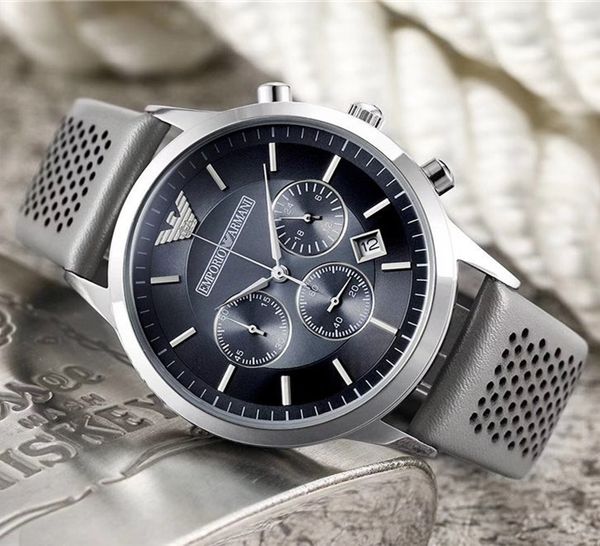 

2019 new ar men 039 watch fa hion chronograph quartz watch leather men watch man waterproof port clock all work watche reloj