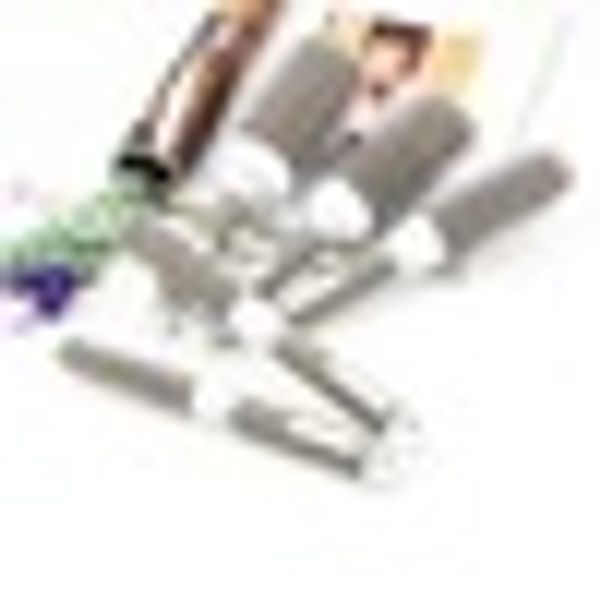 

2019 1pcs modeling ceramic crimp brush hair comb barber styling tools brushes hair dressing salon tub hairbrush #5, Silver