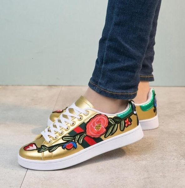 

duping520 women triple running sneakers shoes ace embroidered sneaker loafers drivers espadrilles sneakers flats shoes