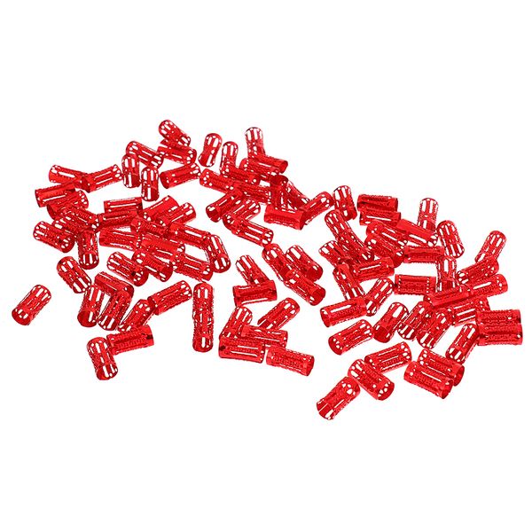 

100pcs hair ring braiding clips dreadlock cuffs clip beads for braiding hair