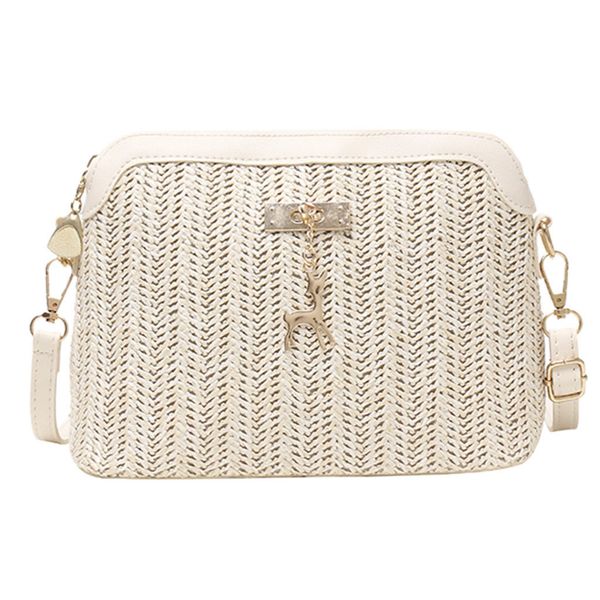 

fashion women weaving fawn pendant shoulder bag hand bag messenger phone