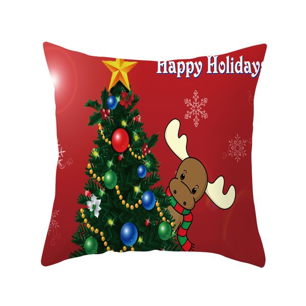 

merry christmas pillow cover super soft square throw pillowcase pillow cover 45x45cm home decorative decor cushion xmas