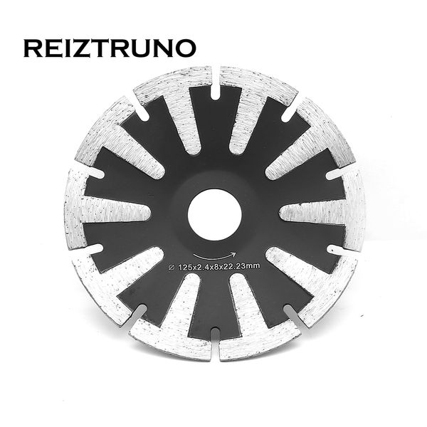 

reiztruno 125mm pressed t-segment curve cutting blades cnc diamond saw blade for concrete sandstone granite wet dry use