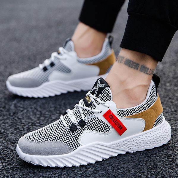 

new low-shoes sports running shoes breathable comfortable men's