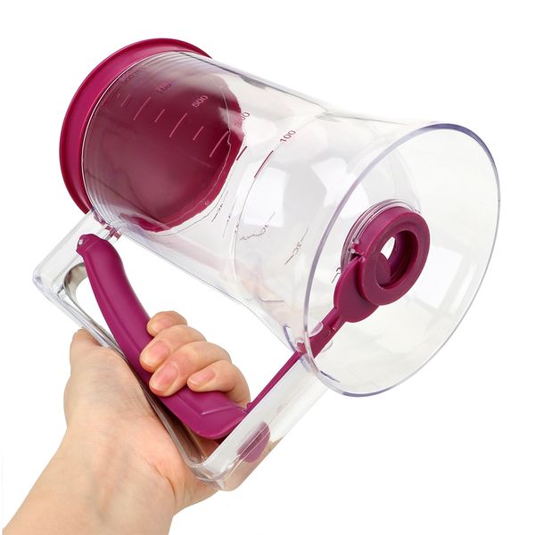 

hilife cream speratator batter flour paste dispenser baking tools for cupcakes pancakes cookie cake muffins 900ml measuring cup