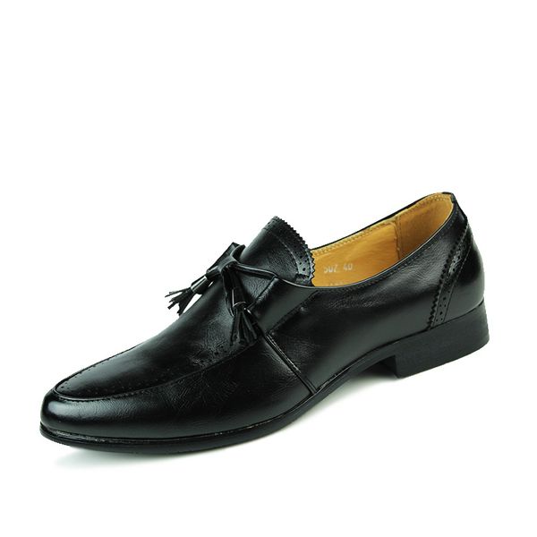 

2019 casual shoes brand loafers men spring autumn new fashion shoes male flat shoe 2019 classic comfortable boat, Black