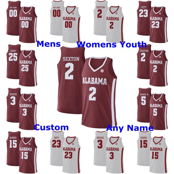 

ncaa alabama crimson tide jerseys tevin mack jersey juwan gary alex reese collin 2 sexton college basketball jerseys mens custom stitched, Black