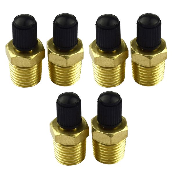 

6x 1/4 npt nickel plated air compressor tank