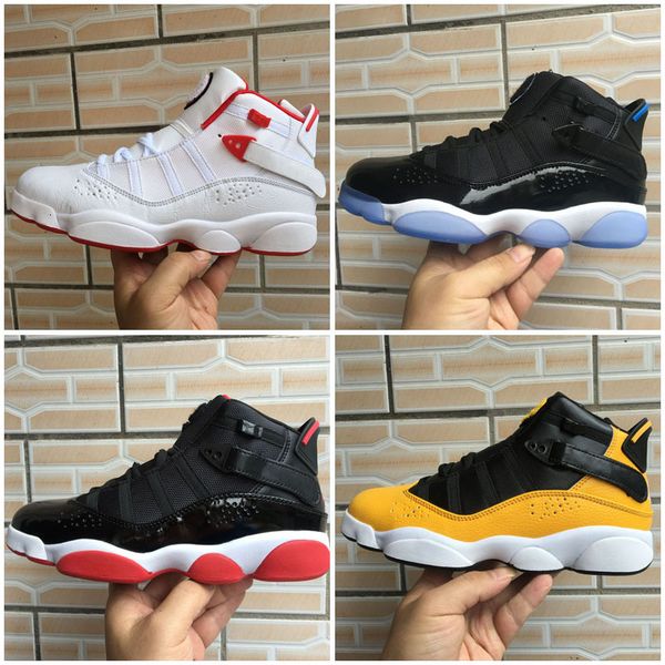 

2020 new kids basketball shoes jumpman 6 6s six rings taxi concord space south beach defining moments cool grey for mens women sneakers, Black