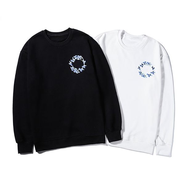 

19fw mens designer sweatshirt luxury private custom totem printing men and women with the same couple sweater fashion brand pullover, Black