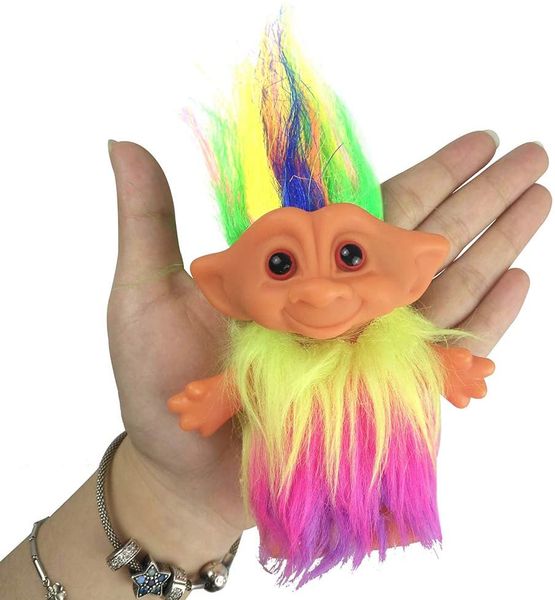 

troll dolls with colorful hair vintage trolls lucky doll cute little guys collection arts crafts party toy gifts