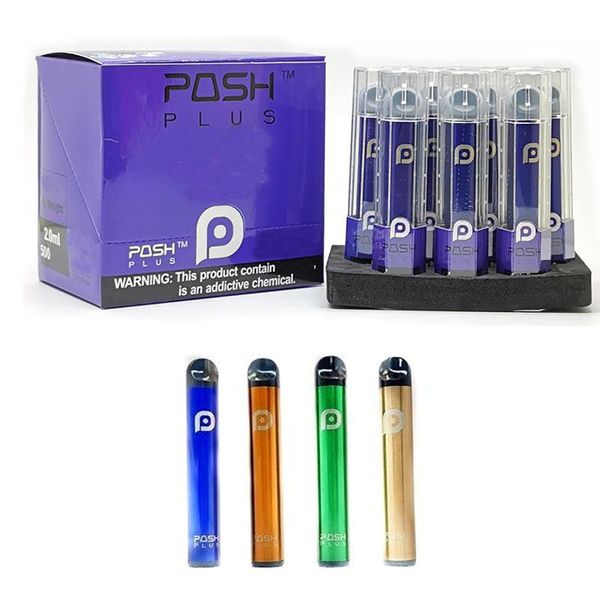 

Posh Plus Одноразовая Pod Starter 280mAh Аккумулятор комплект с 2,0 мл картридж Vape Pen устройств Пустой Бобы Наборы VS Puff Bar Posh