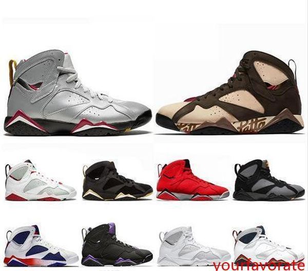 

7 7s bordeaux hare ray allen tinker alternate olympic patta men basketball shoesfrench blue barcelona nights sneakers with box