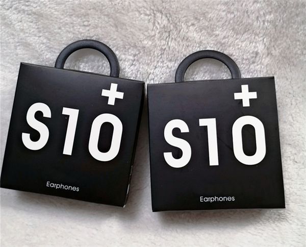 

S10 проводной наушники гарнитура 3.5 мм наушники-вкладыши черный и белый EO-IG955 для Sams