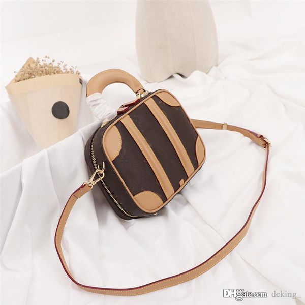 

designer luxury crossbody single shoulder bags handbags 19 mini luggage vintage classic women canvas aged vvn real leather lady purse