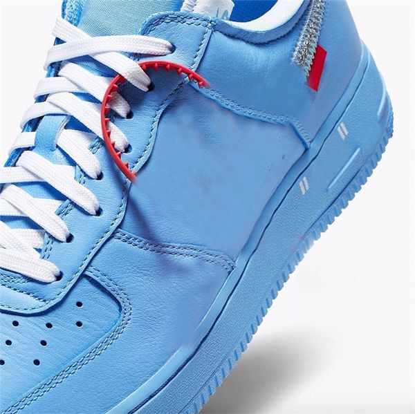 

2019 hot off authentic air force1 1 низкий mca университет синий белый красный металлик серебро ci1173-400 мужчины женщины кроссовки спортив