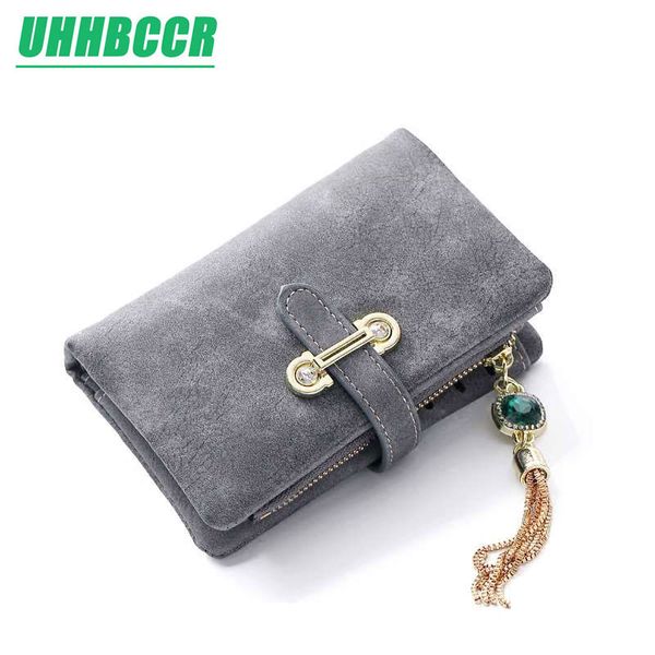 

short wallet women purses tassel fashion coin purse card holder wallets female clutch money bag pu leather wallet, Red;black