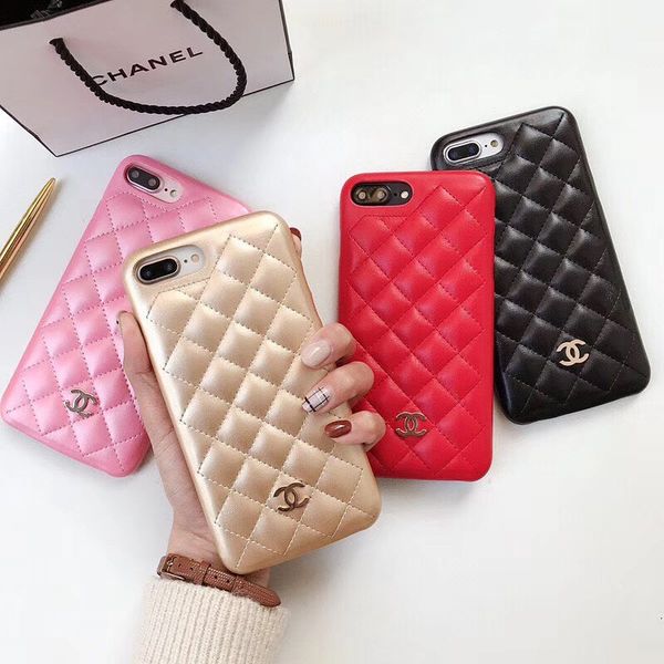 

2019 Luxury pattern Phone Case Stylish PU Leather Shell for Iphone X XS MAX XR 8 7 7Plus 6 6s Plus cover famous brand
