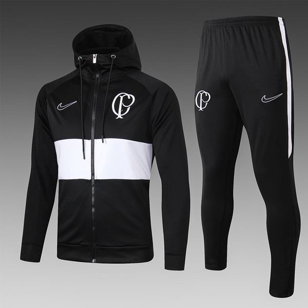 

ac milan 19 20 paris inter milan hooded jacket real madrid rome palmeiras, messi barcelona bayern set joint football jacket ajax corinthian, Black