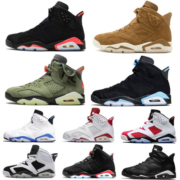 

travis scotts x 6 medium olive 6s men basketball shoes unc tinker black infrared cactus jack sport blue oregon mens sports sneaker 7-13