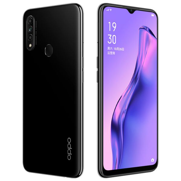 

Original Oppo A8 4G LTE Cell 4GB RAM 64GB 128GB ROM Helio P35 Octa Core Android 6.5" Full Screen 12MP AI Fingerprint ID Smart Mobile Phone