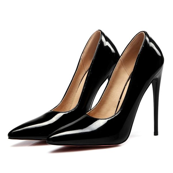 

dress shoes arrival pointed toe slip-on stiletto high heels black pink office ladies pumps thin for women and