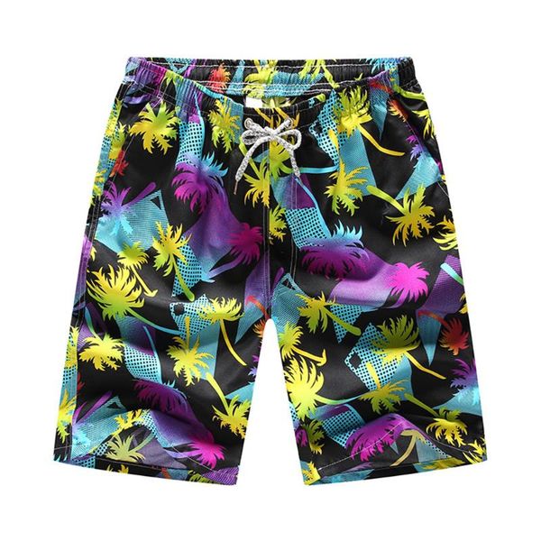 

coconut tree fast-drying shorts trunks beach board swimming short quick drying pants running sports surffing shorts for men