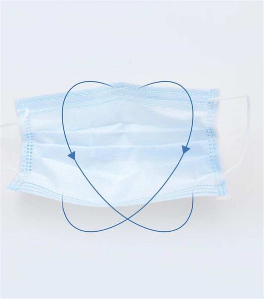 

маски хлопок face50 1pcs лица 3 слоя эффективное haze зимняя маска для лица предотвращение капелька передача водонепроницаемый респиратор