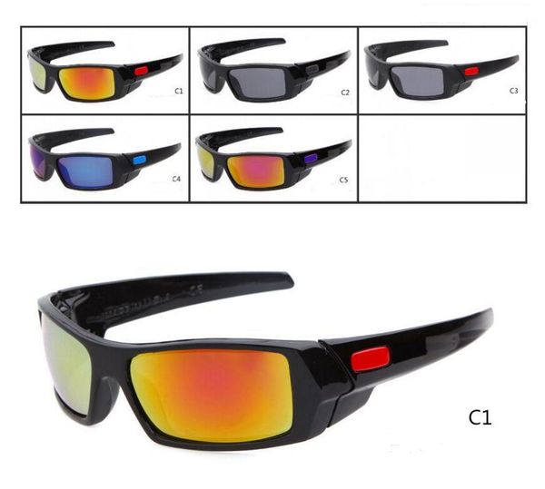 

multi-color new fashion style for men's women's gas can sunglasses outdoor sport sunglass designer glasses, White;black